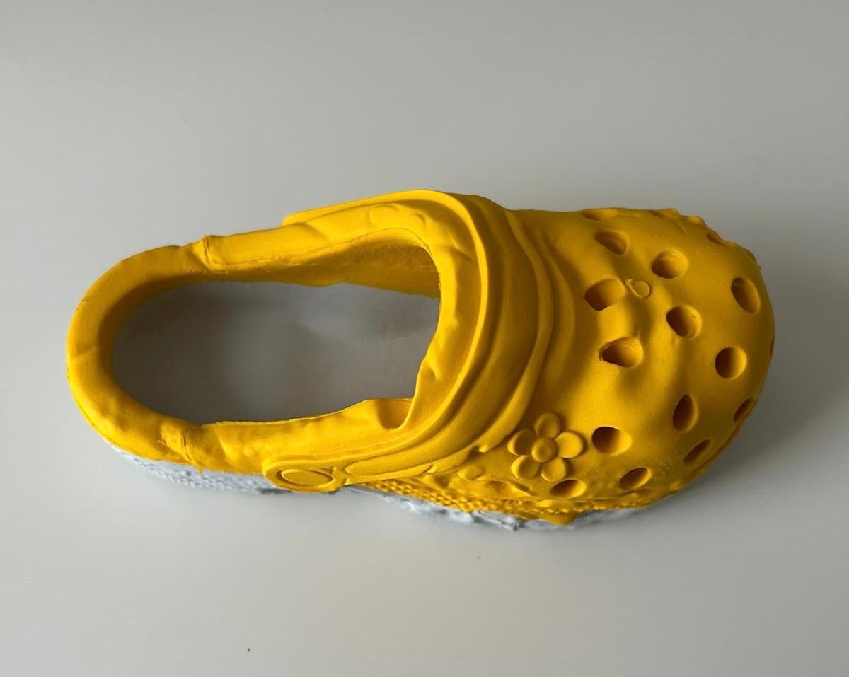 Durable Rubber Slipper Dog Toy for Hard Chewers