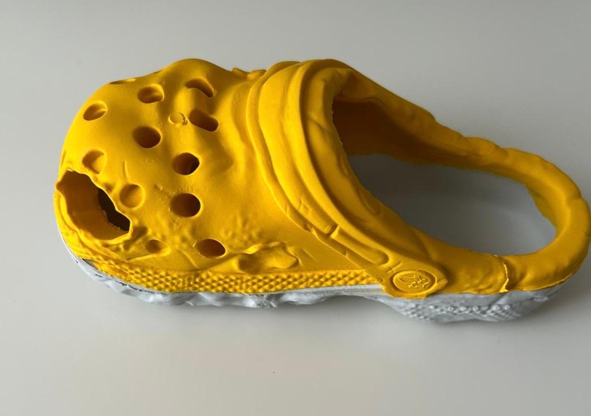 Durable Rubber Slipper Dog Toy for Hard Chewers